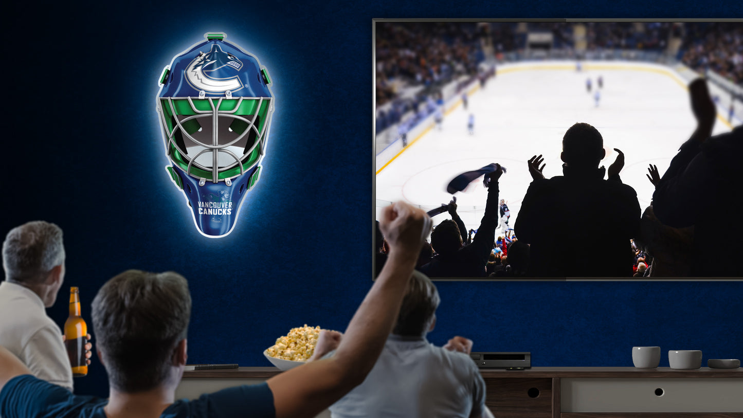 Vancouver Canucks® Goalie Mask Wall Art