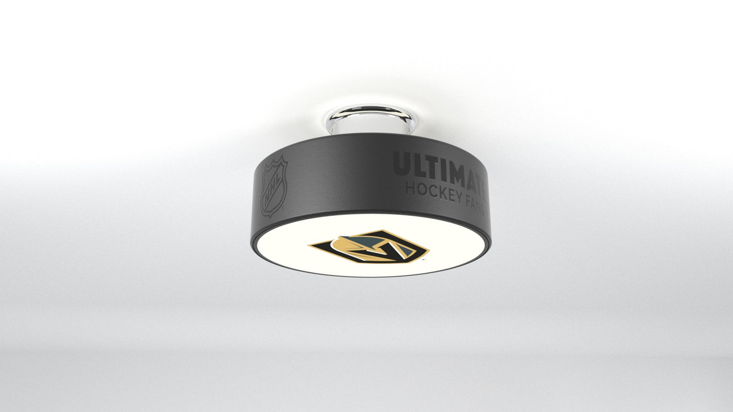 Vegas Golden Knights™ Hockey Flush Mount Puck Light Fixture