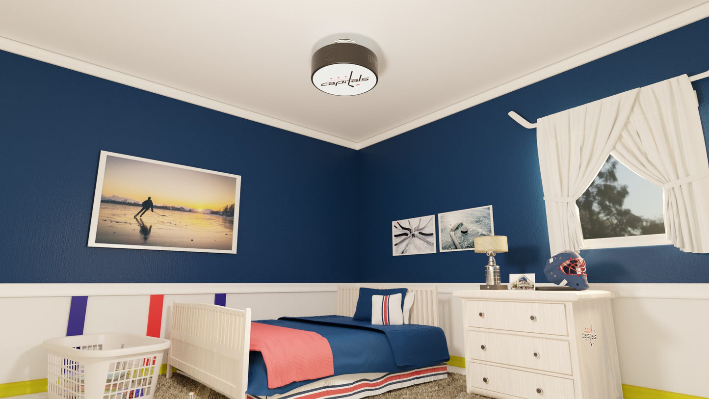 Washington Capitals® Hockey Flush Mount Puck Light Fixture