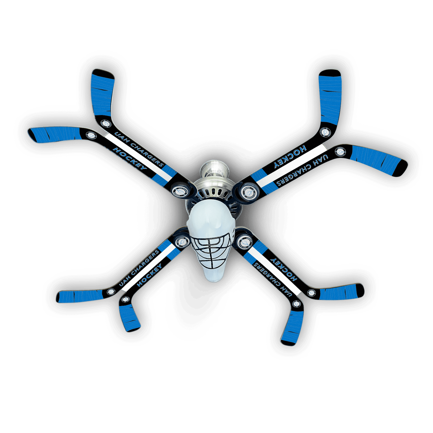 UAH Chargers Hockey Commemorative Fan - Ultimate Hockey Ceiling Fans