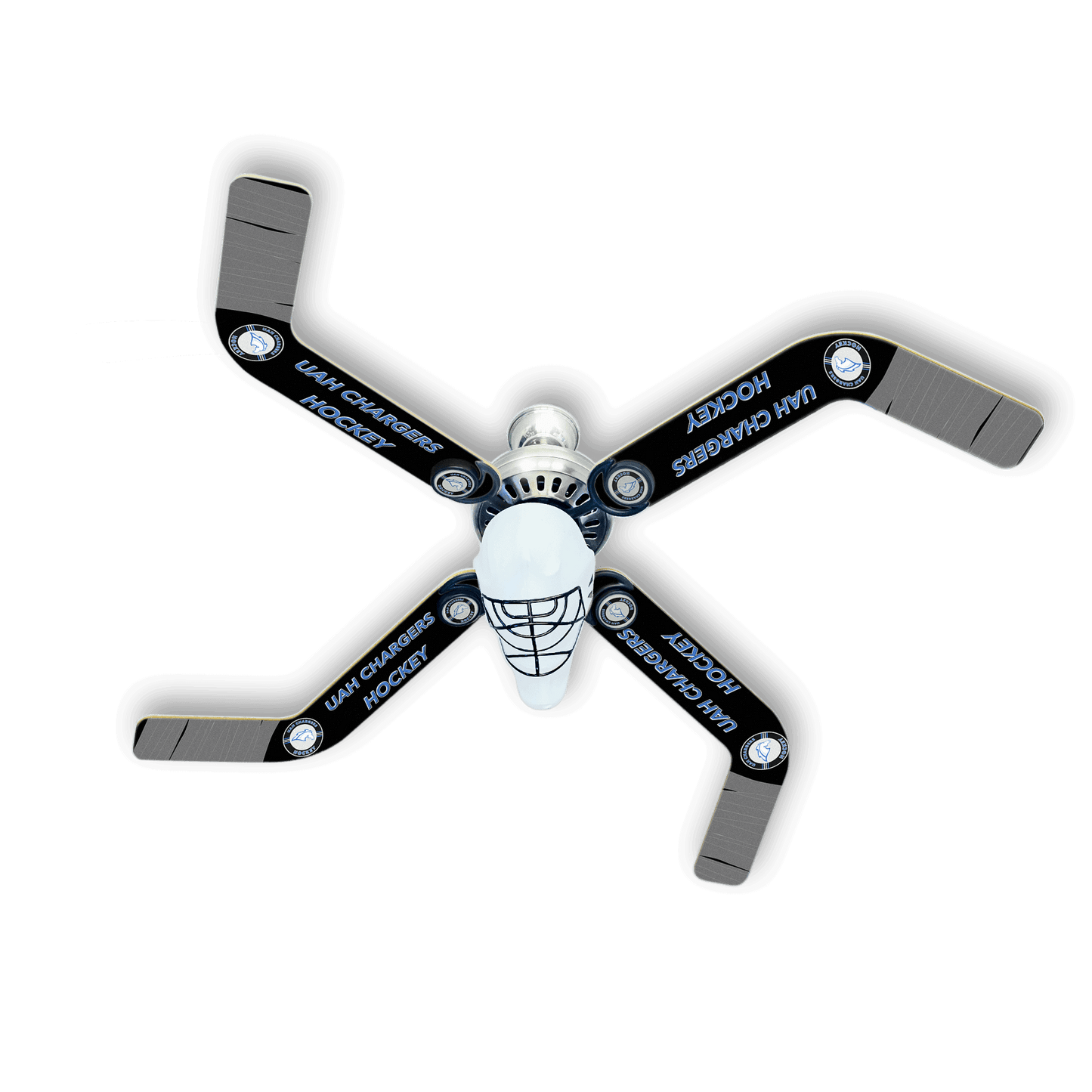 UAH Chargers Hockey Commemorative Fan - Ultimate Hockey Ceiling Fans