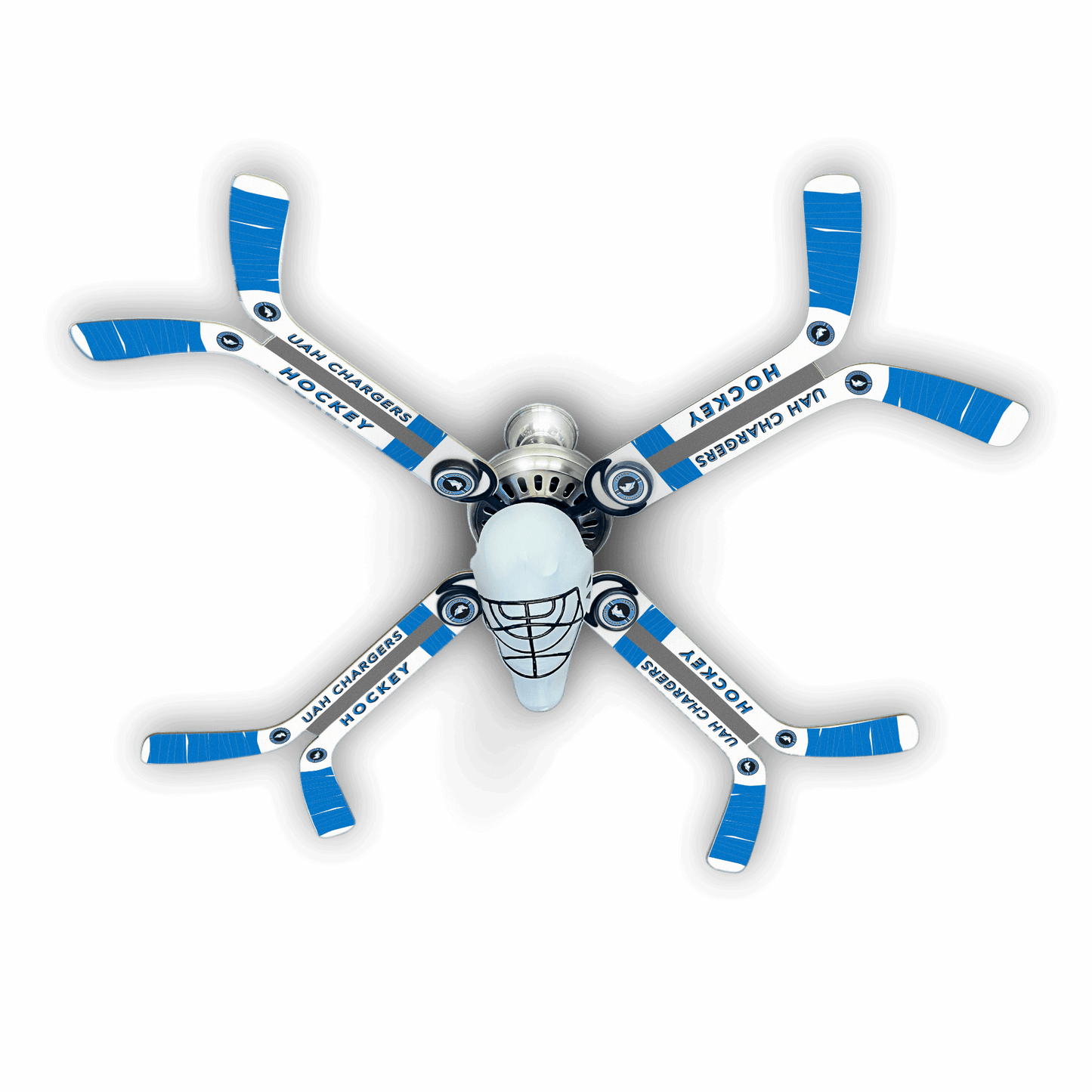 UAH Chargers Hockey Commemorative Fan - Ultimate Hockey Ceiling Fans