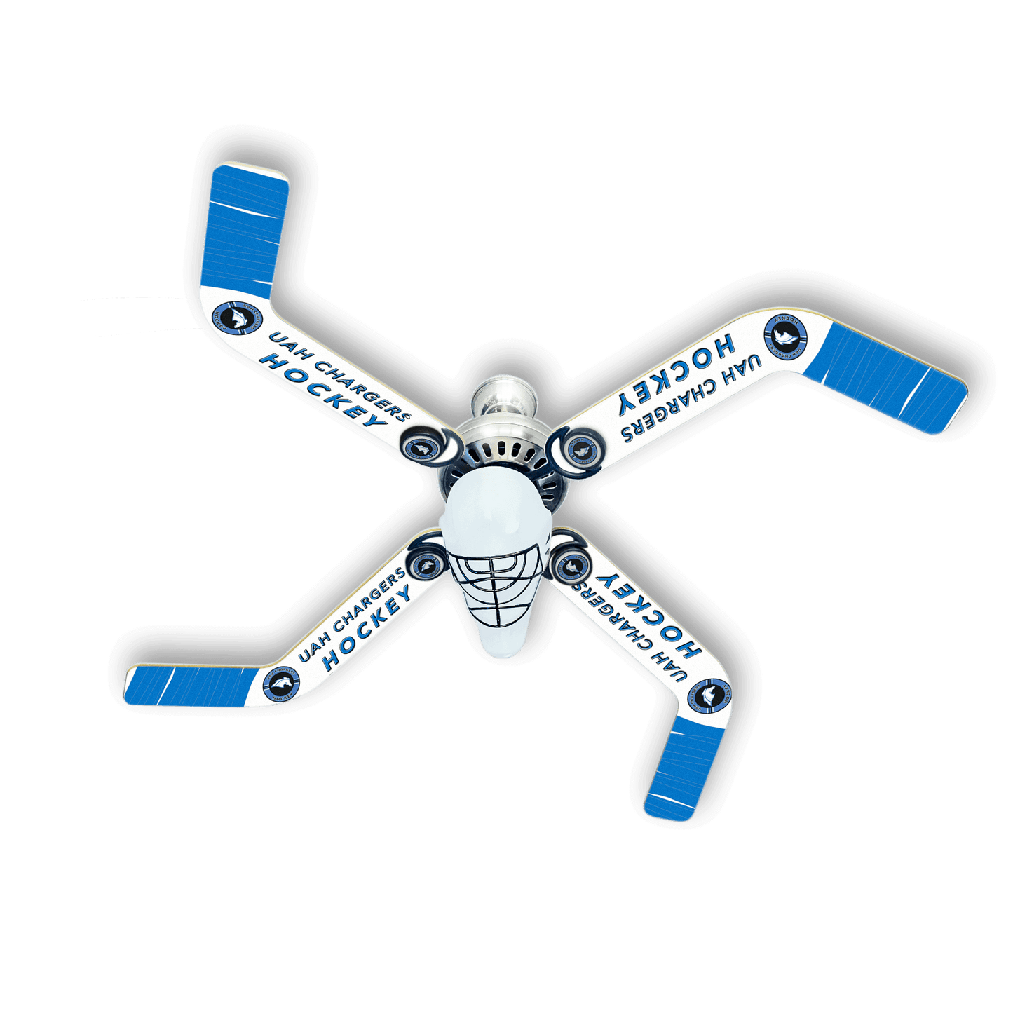 UAH Chargers Hockey Commemorative Fan - Ultimate Hockey Ceiling Fans