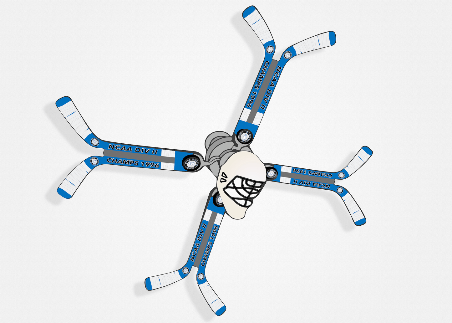 UAH Chargers Hockey Commemorative Fan - Ultimate Hockey Ceiling Fans