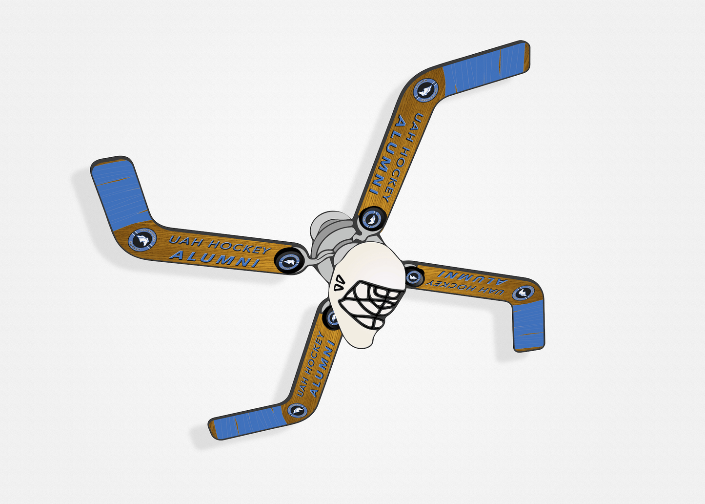 UAH Chargers Hockey Commemorative Fan - Ultimate Hockey Ceiling Fans