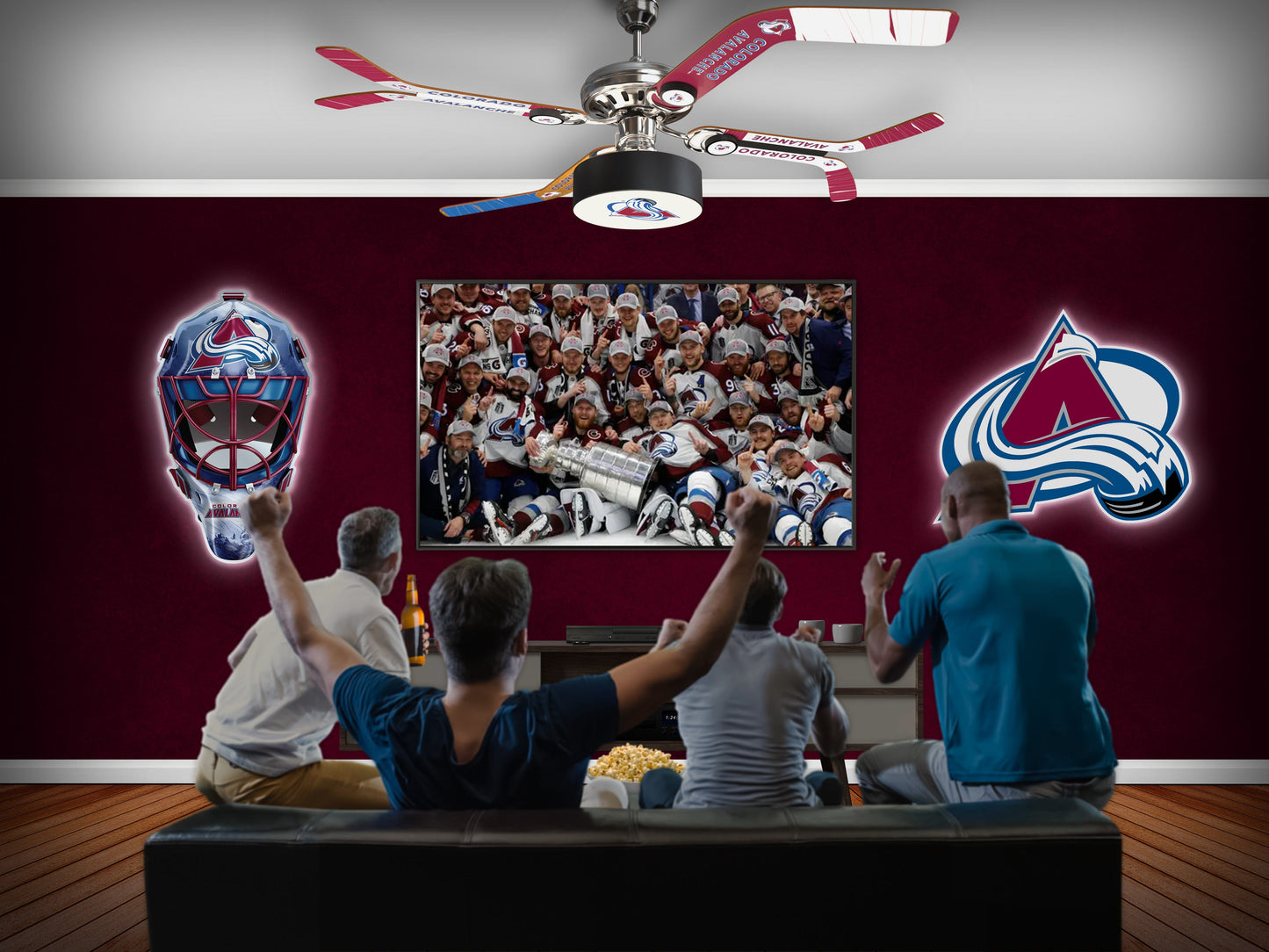 Colorado Avalanche® Wall Art Ultimate Hockey Fans