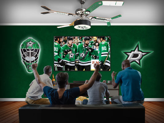 NHL Dallas Stars Unisex Dallas Stars Fans Welcome Sign, Team Color, 6 x 12
