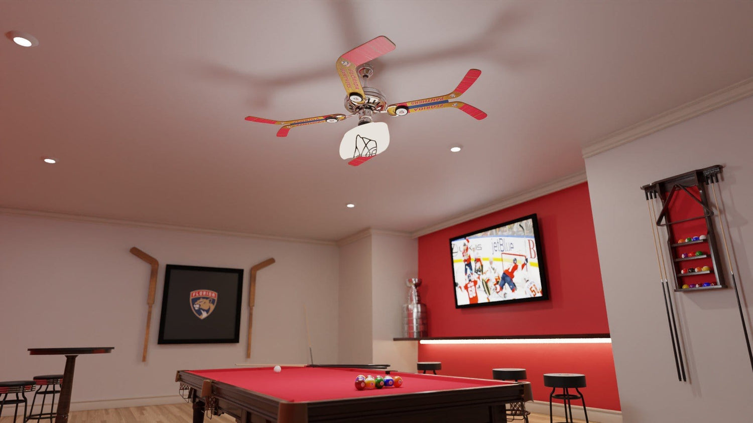 Florida Panthers® NHL Hockey Ceiling Fan – Ultimate Hockey Fans